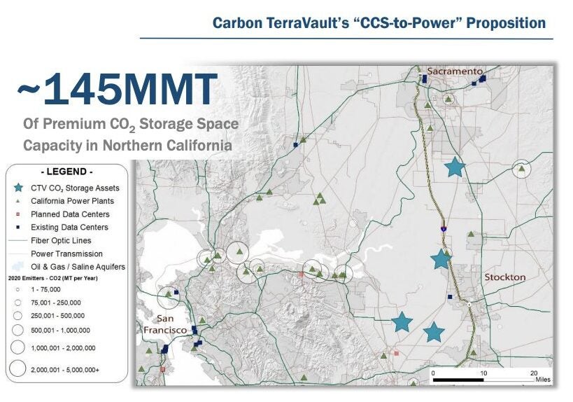  Carbon TerraVault&rsquo;s CCS-to-Power initiative envisions approximately 145 million metric tons (MMT) of &ldquo;premium&rdquo; carbon dioxide (CO₂) storage capacity in Northern California. In December, the company partnered with NET Power to explore power solutions of up to 1 GW in the region. A memorandum of understanding (MOU) aims to transport and store up to 3.6 million metric tons per annum (MMTPA) of CO₂ from NET Power&rsquo;s facilities. Courtesy: CRC Corporate Presentation (December 2024)